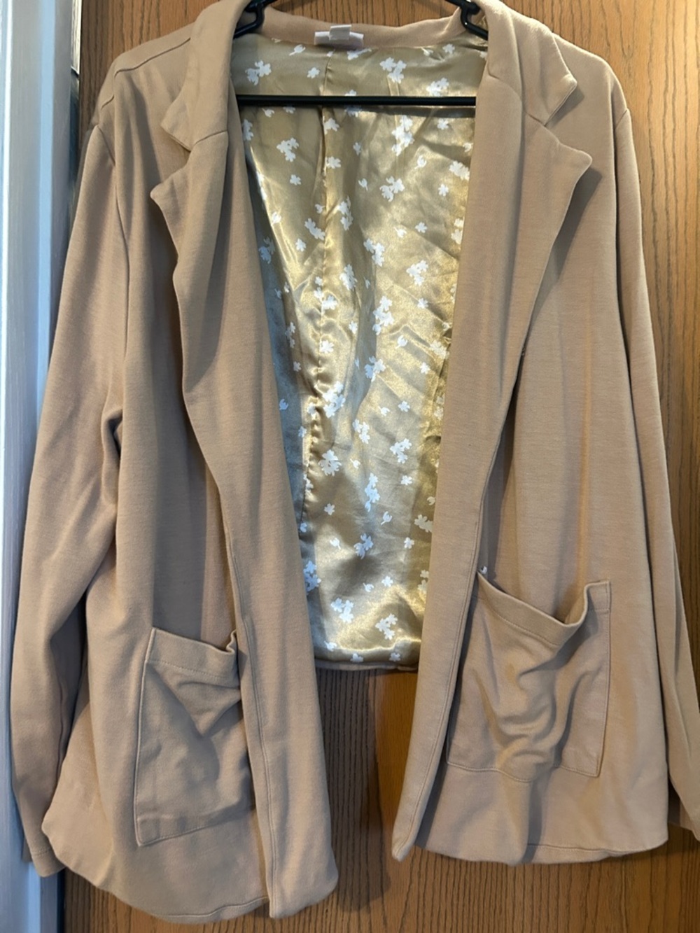 Lularoe Beige Women's Open Front Blazer Jacket